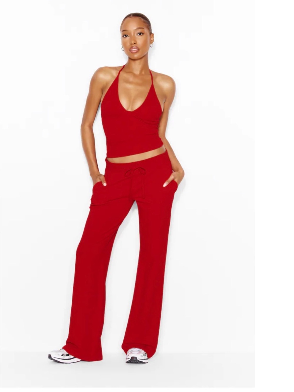 Garage Scarlet snatch booty terry BBL pants